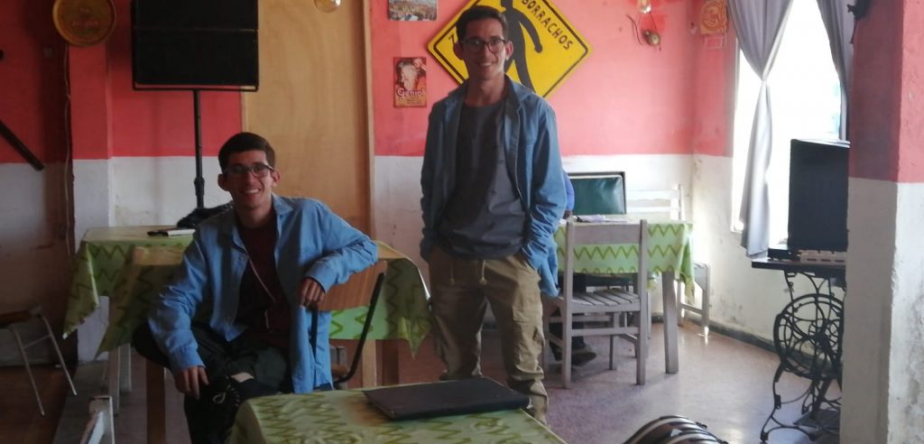 Con el Dúo Gemelos