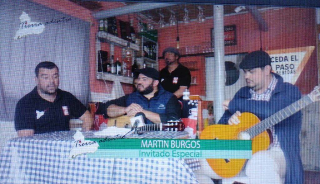 Martín Burgos debutó en TV con Tierra Adentro