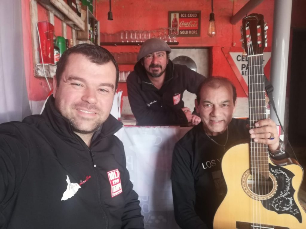 La visita desde Montevideo de Yaqueju